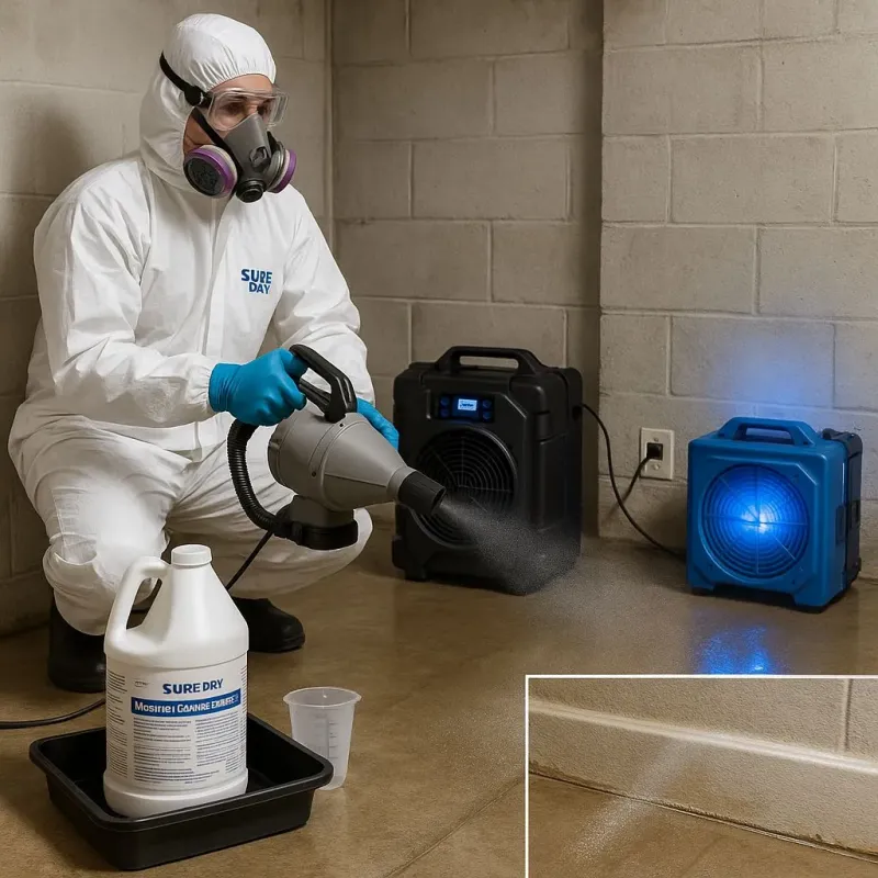 Sanitization and Odor Removal process in Darnestown, MD